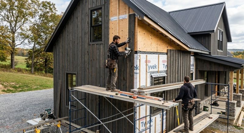 Barn Siding Installation in Chatham County, NC