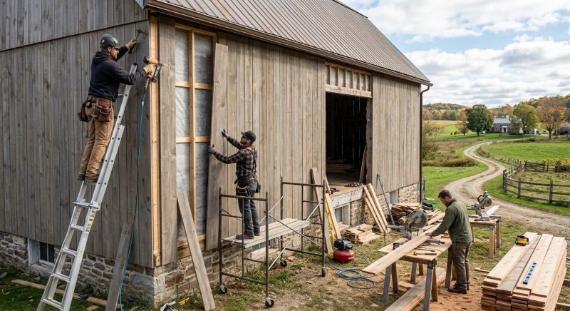 Barn Siding Installation in Ramseur, NC