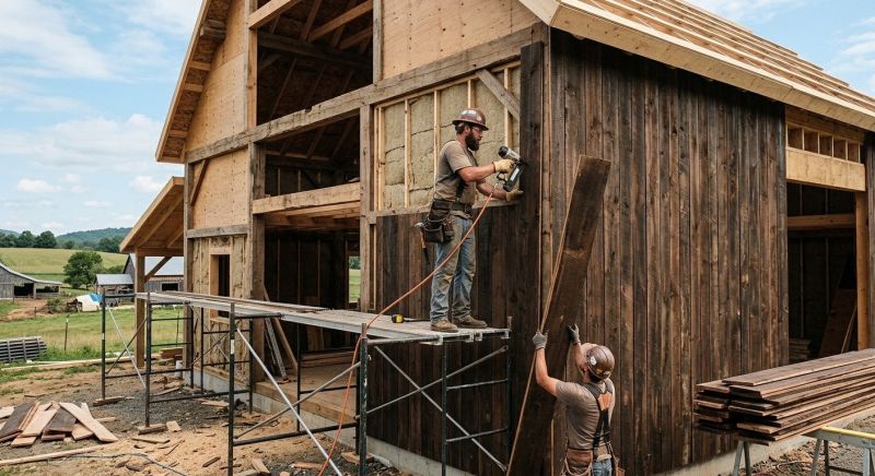 Barn Siding Installation in Randolph County, NC