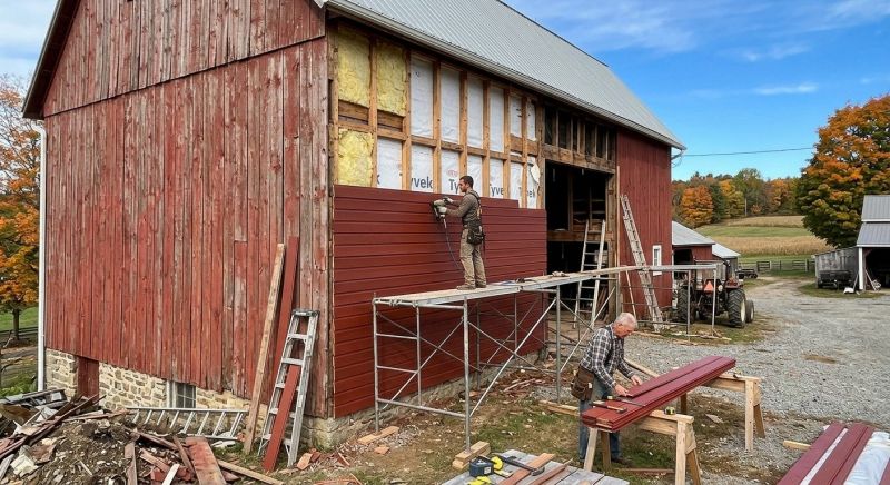 Barn Siding Replacement in Asheboro, NC