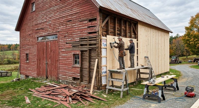 Barn Siding Replacement in Graham, NC