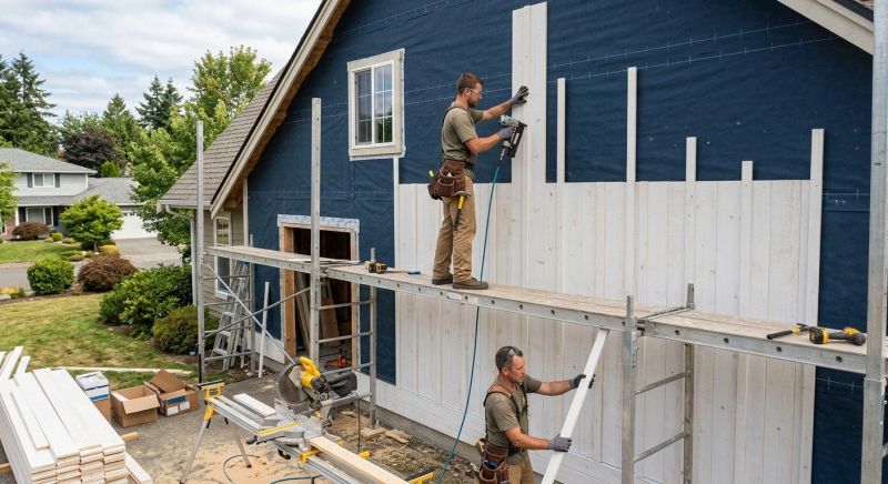 Batten Siding Installation in Ramseur, NC