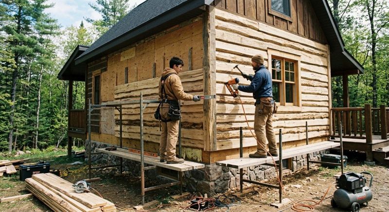 Cabin Siding Installation in Chatham County, NC