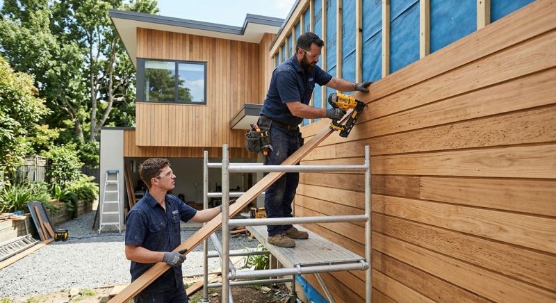 Cedar Cladding Installation in Chatham County, NC