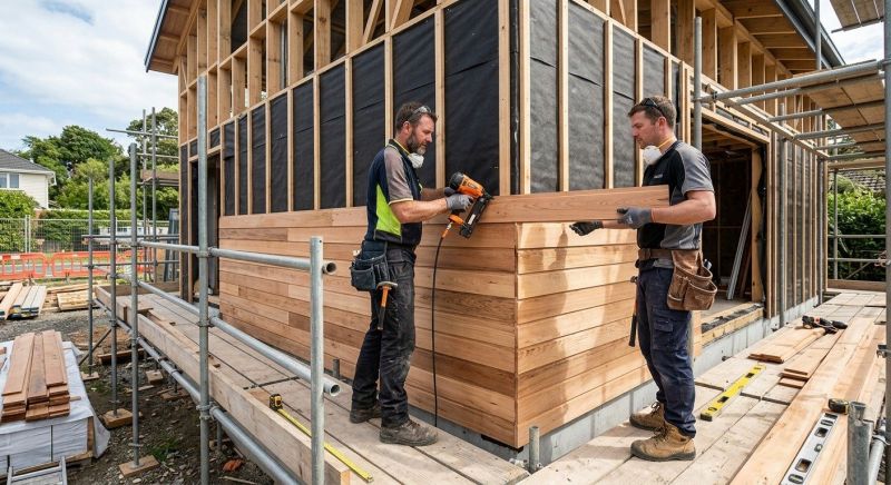 Cedar Cladding Installation in Chatham County, NC