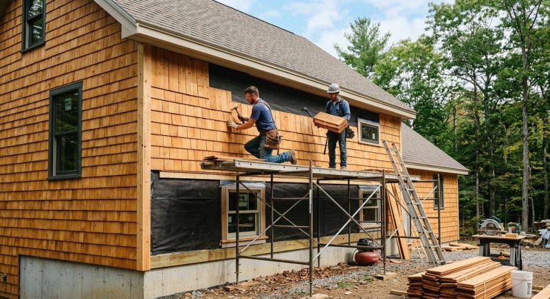Cedar Siding Installation in Randolph County, NC