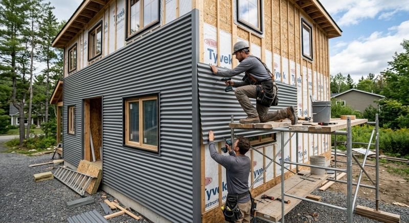 Corrugated Siding Installation in Chatham County, NC