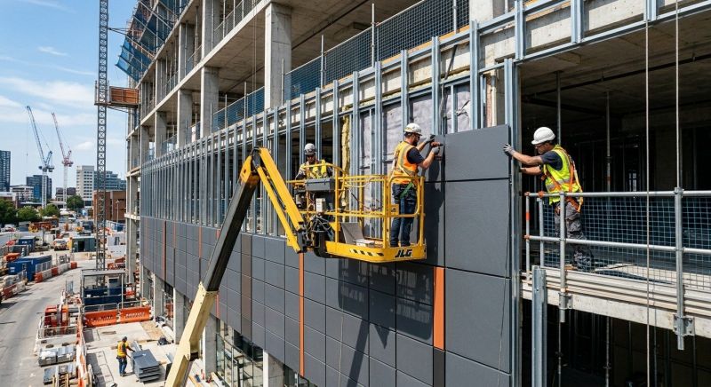 Facade Cladding Installation in Chatham County, NC