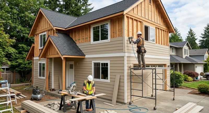 Facade Cladding Installation in Chatham County, NC