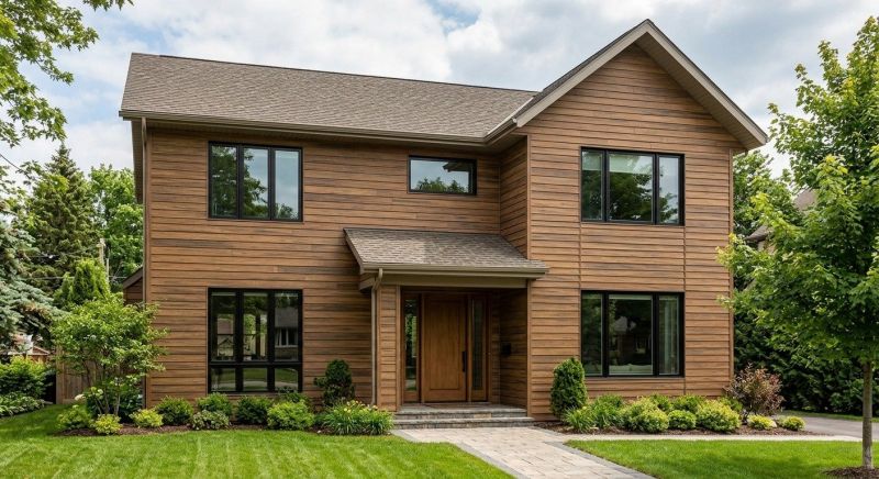 Faux Wood Siding Installation in Haw River, NC