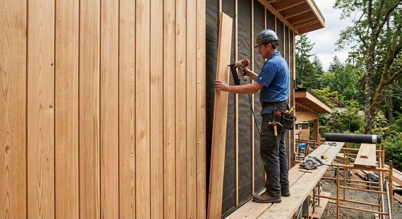 Faux Wood Siding Installation in Pittsboro, NC