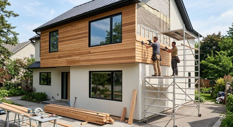 Faux Wood Siding Installation in Randleman, NC