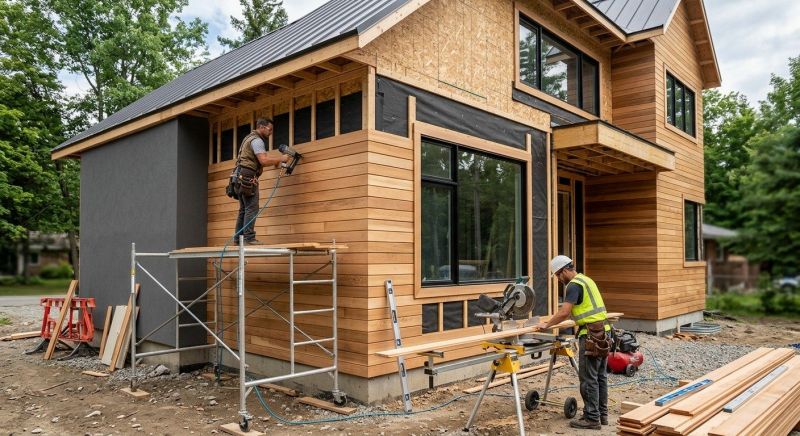 Faux Wood Siding Installation in Randleman, NC