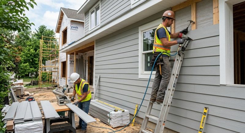 Fiberboard Siding Installation in Chatham County, NC