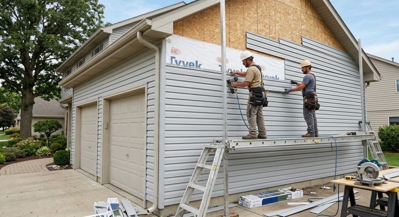 Garage Siding Installation in Chatham County, NC