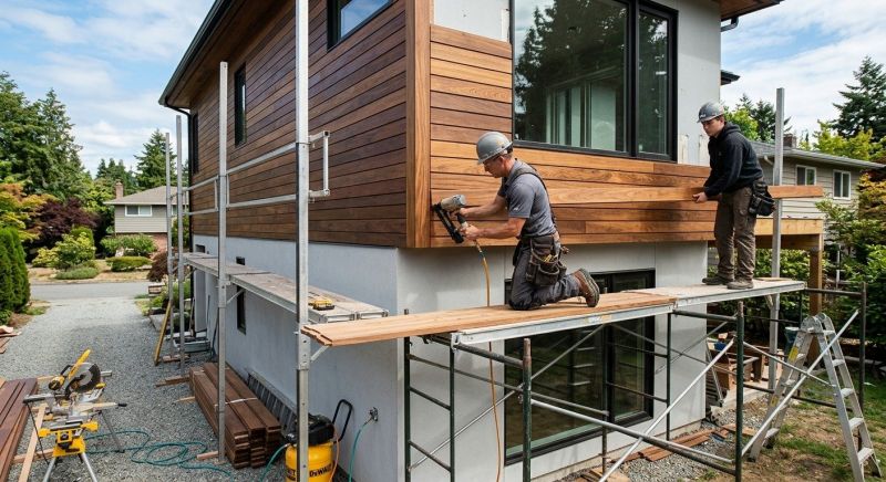 Hardwood Siding Installation in Randolph County, NC
