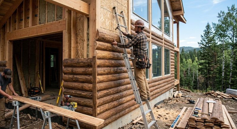 Log Siding Installation in Asheboro, NC