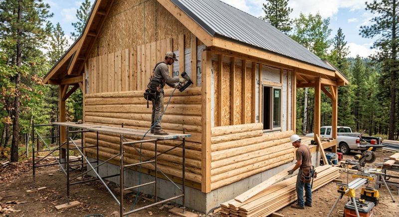 Log Siding Installation in Moncure, NC