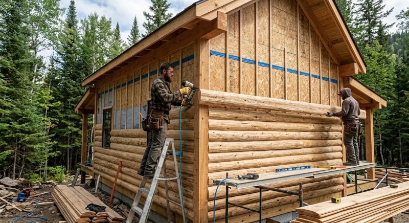 Log Siding Installation in Randleman, NC