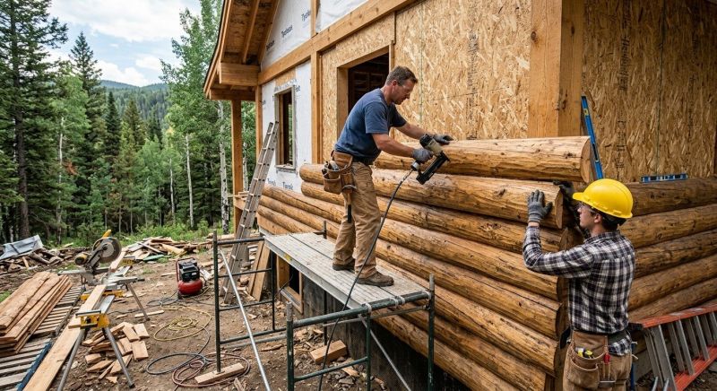 Log Siding Installation in Robbins, NC