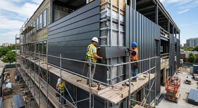 Steel Cladding Installation in Chatham County, NC
