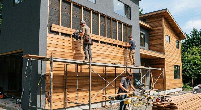 Wood Cladding Installation in Randleman, NC