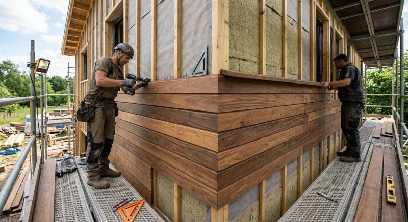 Wood Cladding Installation in Randolph County, NC