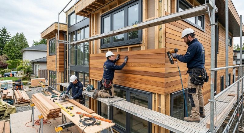 Wood Cladding Installation in Robbins, NC