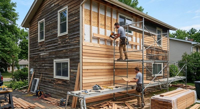 Wood Siding Installation in Randolph County, NC
